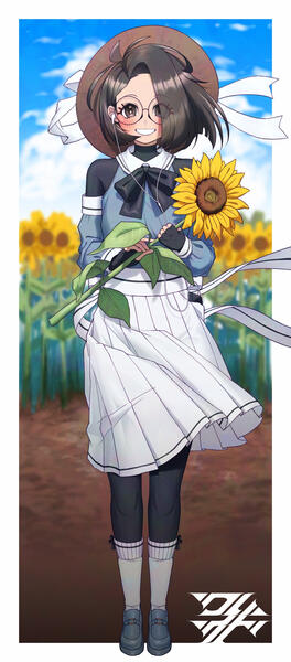2026, "Study of Character Design #1: SUNSHINE GIRL", Digital, Assessment work. IB Visual Arts Exhibition May 2026.